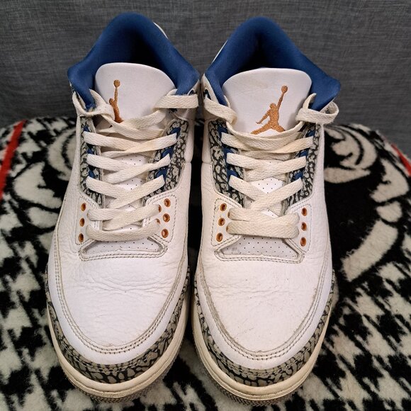 %Size 8 Men Air Jordan 3 Retro Wizards Style Sneakers CT8532-148 / AJ1 main image 11